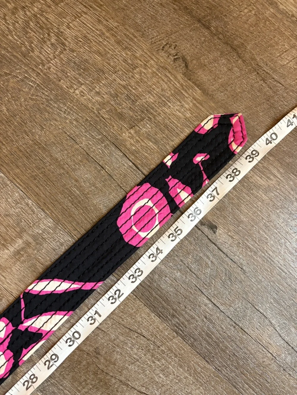 J. Crew Silk Abstract Floral Y2K Belt size S/M - Picture 13 of 13
